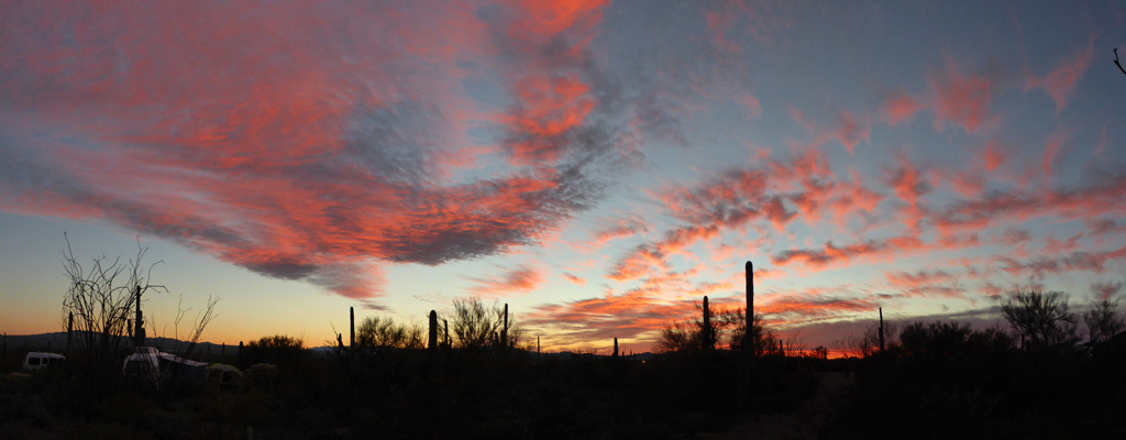 Sunset Gilbert Ray Campground