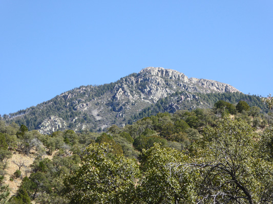 Madera Canyon mountain view