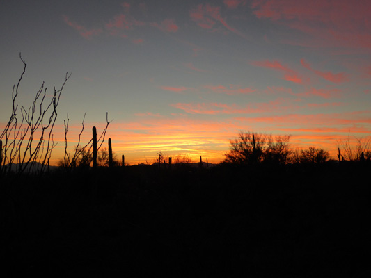 Sunset Gilbert Ray Campground