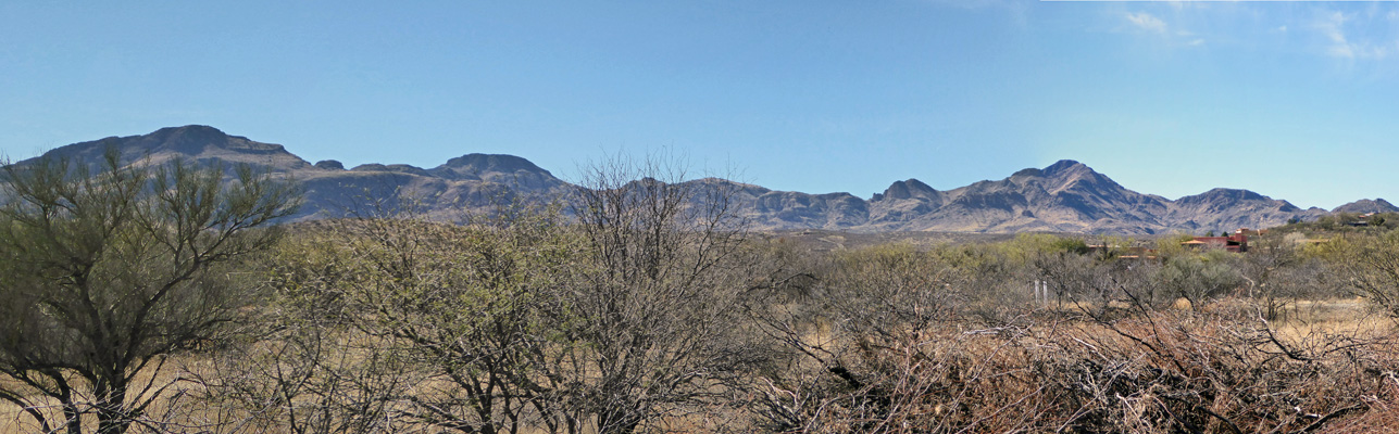 Western view from Tubac, AZ