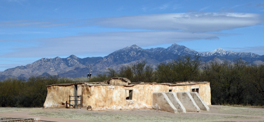 View from Mission San Jose de Tamacacori