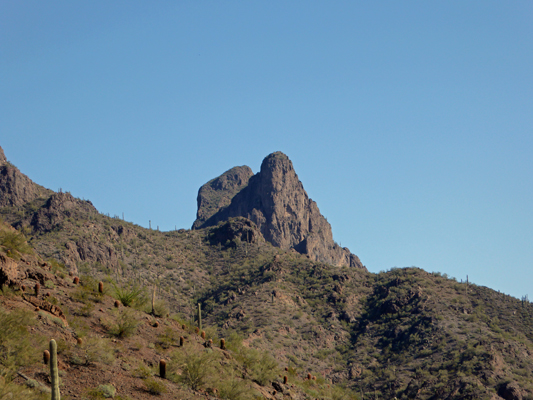 Picacho Peak from west side of mountain