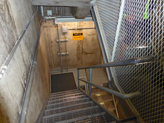 Stairs down into Titan Missile Silo