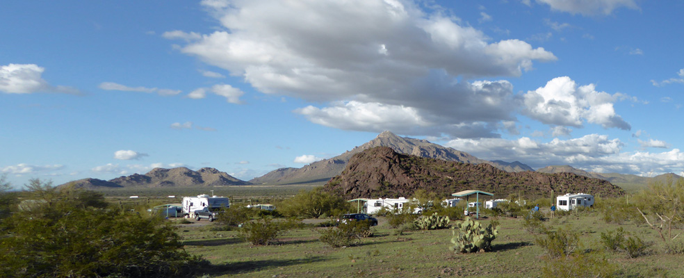 Picacho Peak Campground view