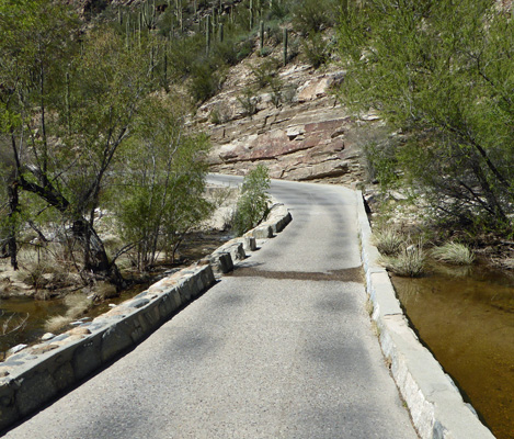 Sabino Canyon bridge