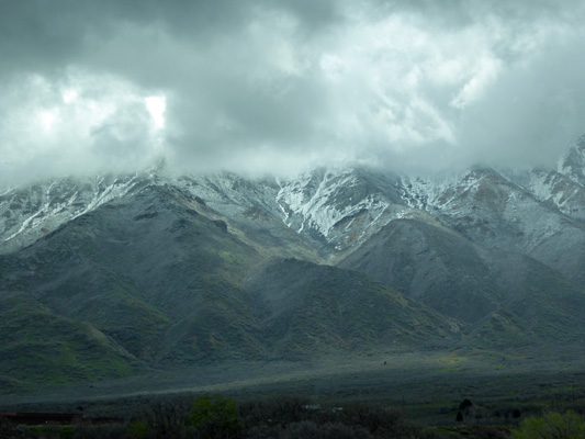 Snow on Wasatch I-15 UT