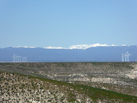 Mountains from Hagerman Fossil Beds