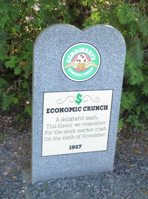 Economic Crunch gravestone