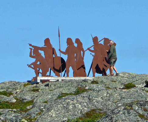 Norseman sculpture L'Anse aux Meadows