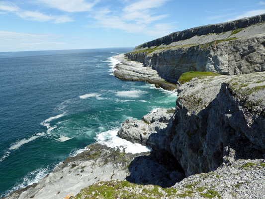 Burnt Cape cliffs