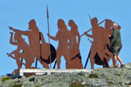 Norseman statues