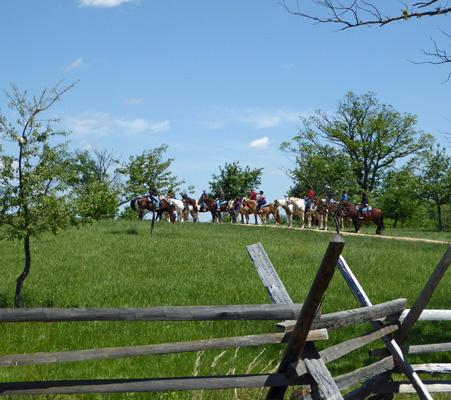 Gettysburg equestrian tour