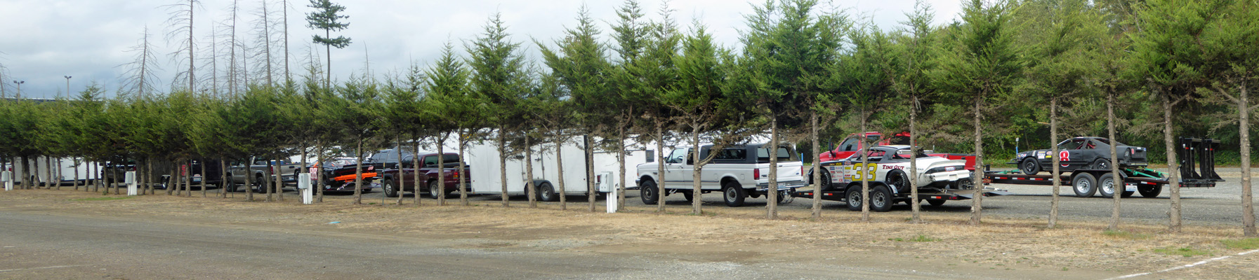 NASCAR line up Monroe WA