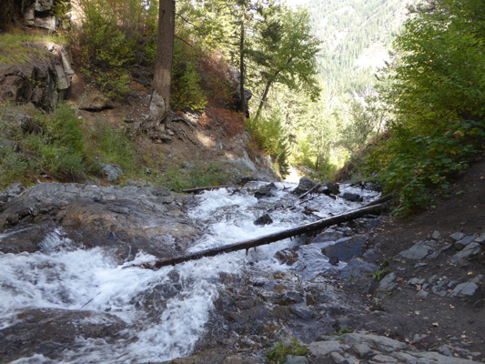 BC Creek downhill from BC Falls