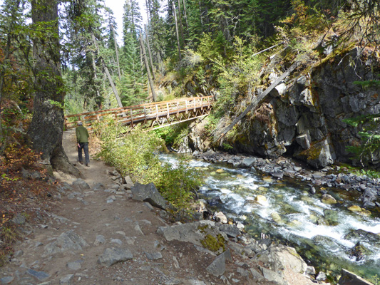 West Fork of the Wallowa bridge