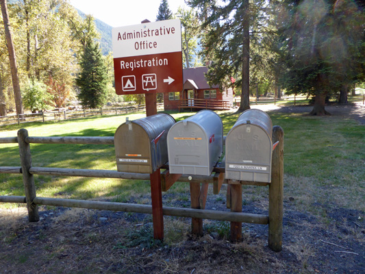 Mail boxes Wallowa Lake