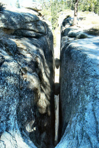 The Fissures at Taft Pt Yosemite