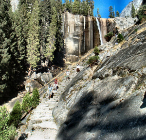 Stairs to Vernal Falls Yosemite